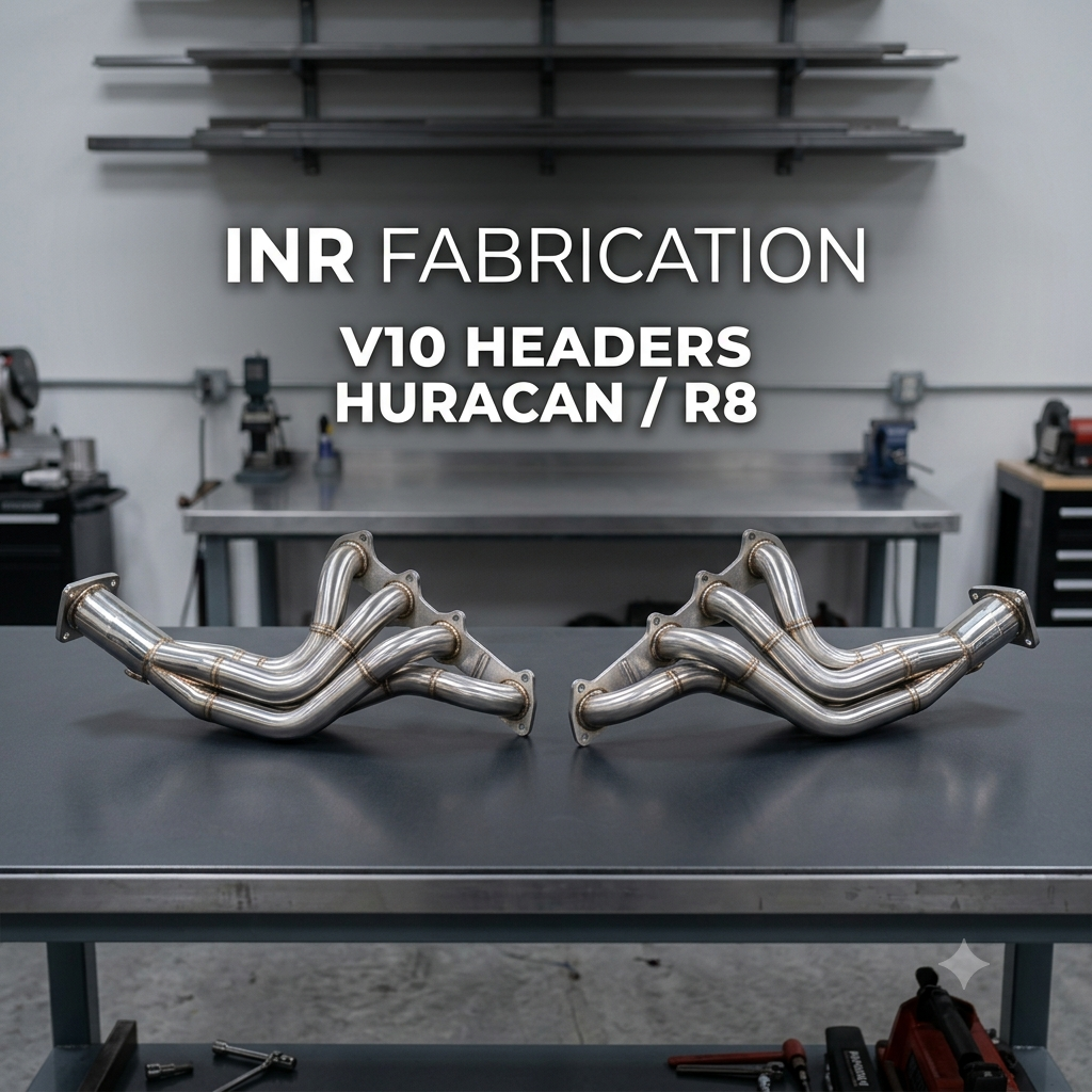INR Fabrication V10 Headers - Huracan / R8
